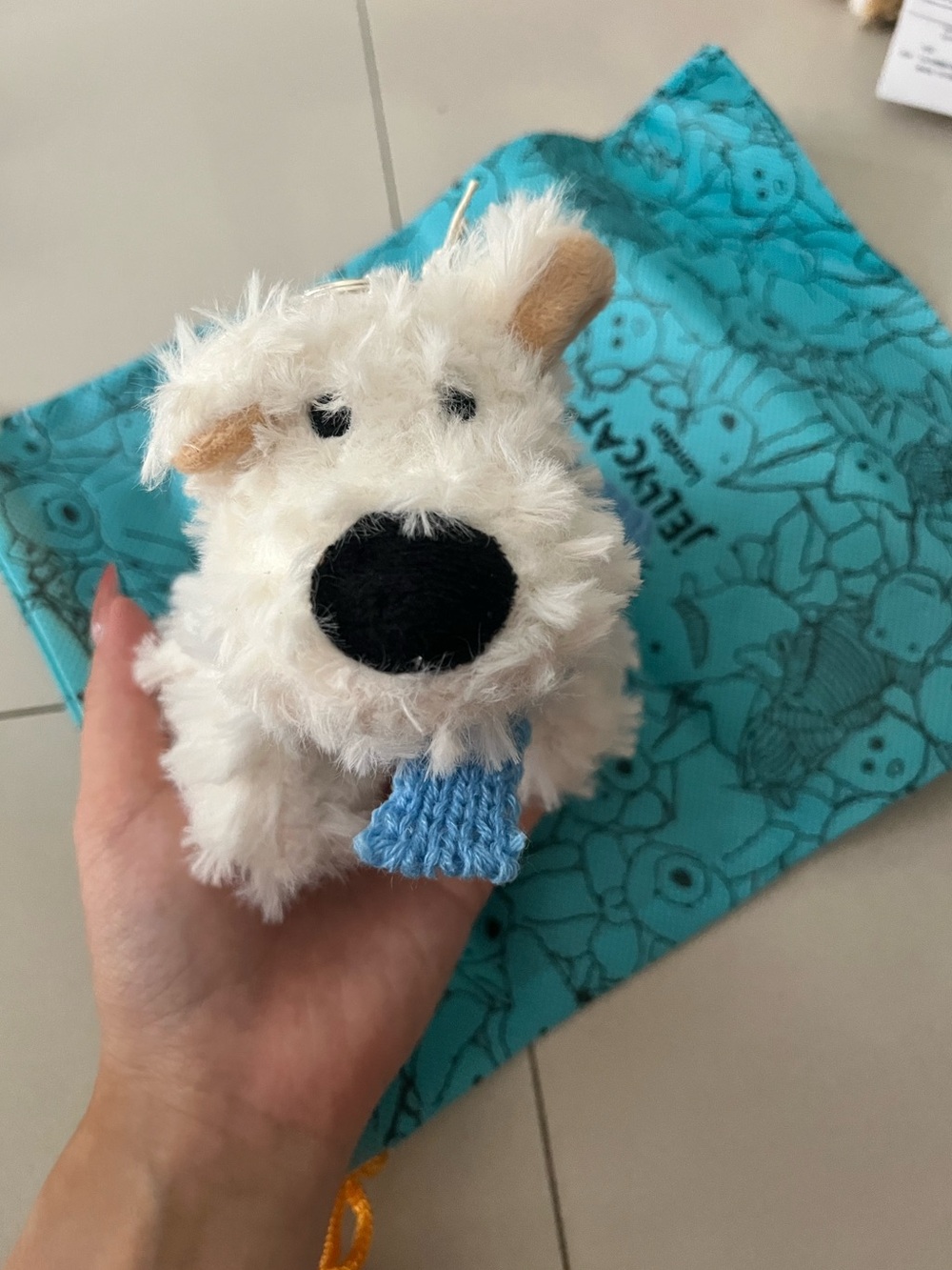 Jellycat Munro Scottie Dog Bag Charm